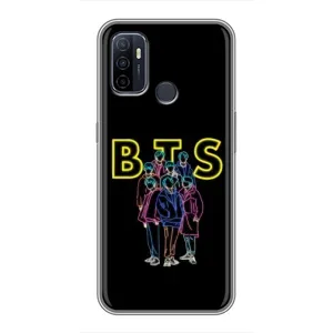 Чехол с принтом «BTS стайл» для OPPO A53