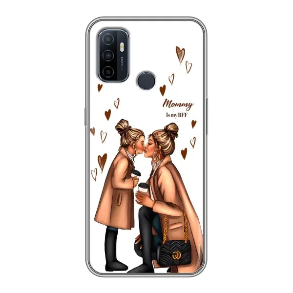 Чехол с принтом «Дочка и мама» для OPPO A53 Чехол с принтом «Дочка и мама» для OPPO A53