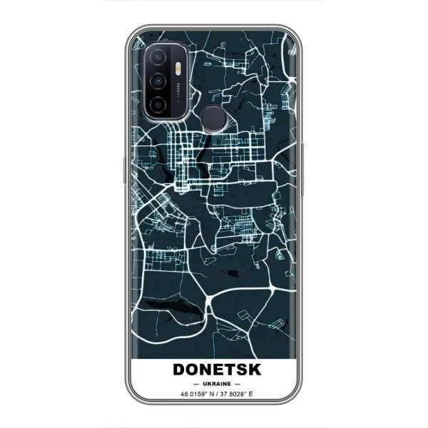 Чохол з принтом «Донецьк» для OPPO A53