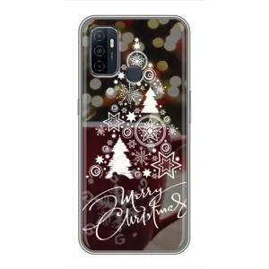 Різдвяні Чохли для Oppo A53 (VPrint) (Ялинка яскрава)