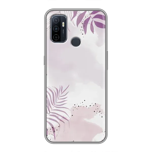 Чехол с принтом «Фиолетовые листья» для OPPO A53 Чехол с принтом «Фиолетовые листья» для OPPO A53
