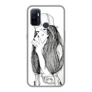 Чехол с принтом «Фото девочки» для OPPO A53