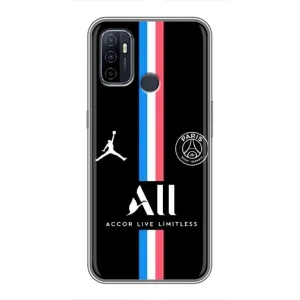 Чохли PSG для Oppo A53 (AlphaPrint) (футболка ПСЖ)