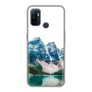 Силиконовый чехол с КАРТИНКАМИ лето для Oppo A53 (AlphaPrint) (Гори)