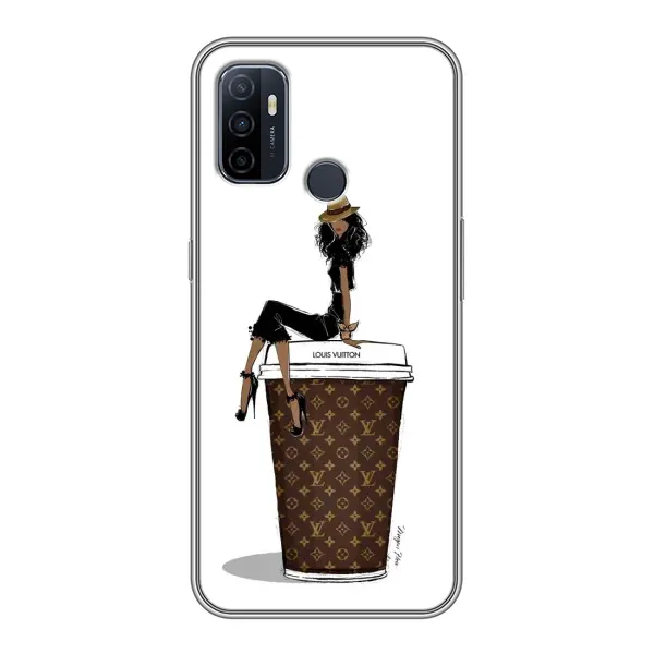 Чохол з принтом «кава LOUIS VUITTON» для OPPO A53 Чохол з принтом «кава LOUIS VUITTON» для OPPO A53