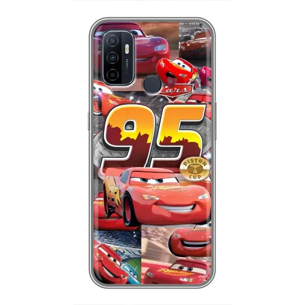 Чохол з принтом «Колаж Блискавка Маквін» для OPPO A53 Чохол з принтом «Колаж Блискавка Маквін» для OPPO A53