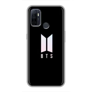 Чехол с принтом «Лого BTS» для OPPO A53
