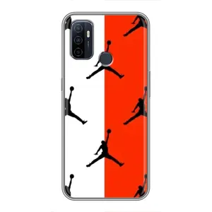 Чохли для Oppo A53 - з картинкою JORDAN (AlphaPrint) (Лого Джордан)