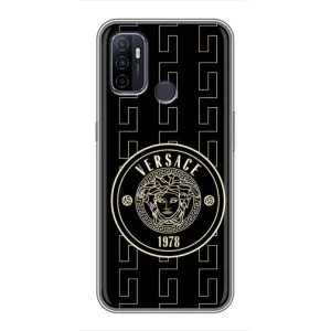 Чехлы VERSACE для Оппо А53 (PREMIUMPrint) (Лого Версаче)