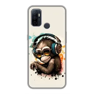 Чехол с Обезьянами Oppo A53 - (AlphaPrint)