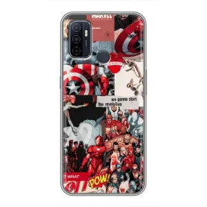 Чехол с принтом «Марвел Комикс» для OPPO A53