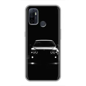 Чехол для Оппо А53 - с принтом БМВ (AlphaPrint) (Машина BMW)