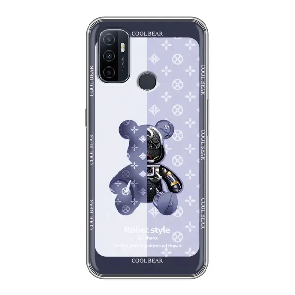 Чохол з принтом «Медведик LV» для OPPO A53 Чохол з принтом «Медведик LV» для OPPO A53