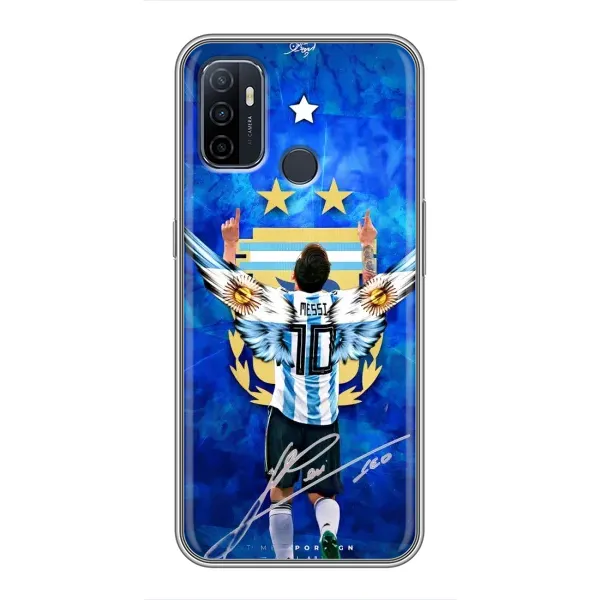 Чехол с принтом «Месси Аргентина» для OPPO A53