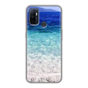 Силиконовый чехол с КАРТИНКАМИ лето для Oppo A53 (AlphaPrint) (Море)