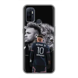 Чехол Неймар для Oppo A53 (AlphaPrint) (Неймар Лев)