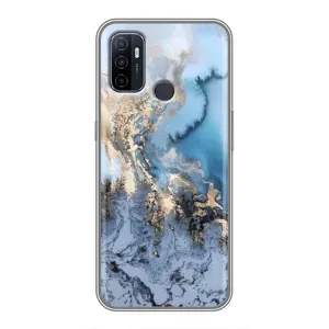 Чехол с принтом «Нежный мрамор» для OPPO A53