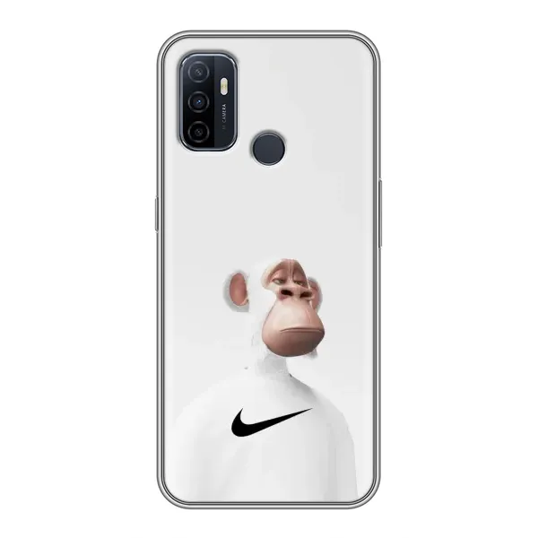 Чохол з принтом «мавпа NFT Nike» для OPPO A53