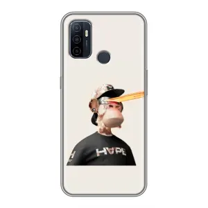 Чохли з Мавпами NFT для Oppo A53 (AlphaPrint) (мавпа NFT в окулярах)