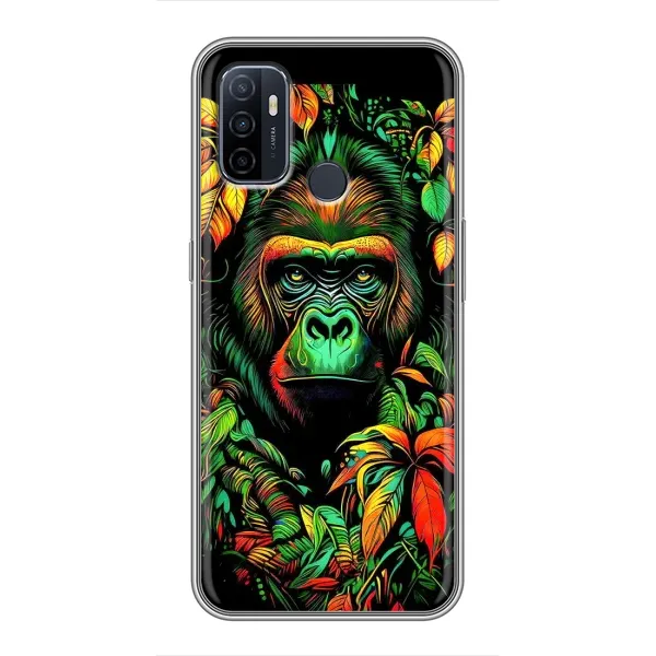 Чехол с принтом «Обезьяна в тропиках» для OPPO A53 Чехол с принтом «Обезьяна в тропиках» для OPPO A53