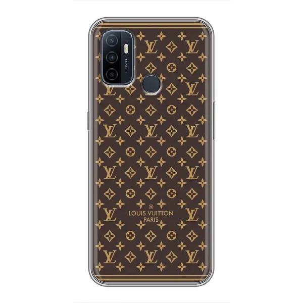 Чохол з принтом «шпалери LV» для OPPO A53 Чохол з принтом «шпалери LV» для OPPO A53