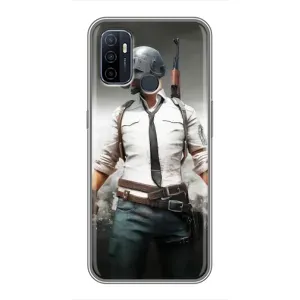 Чехол PUBG для Оппо А53 (AlphaPrint)