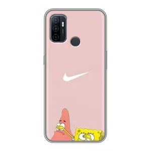 Чохол Губка Боб для OPPO A53 (Патрік і Губка)