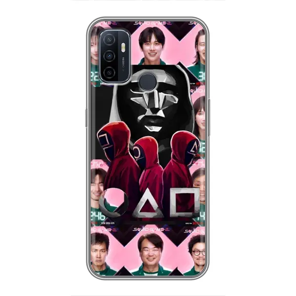 Чохол з принтом «Учасники Гра кальмара» для OPPO A53