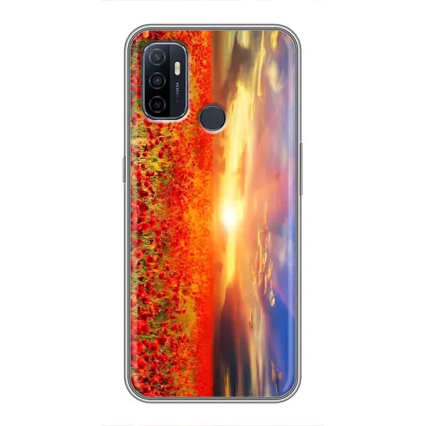 Чехол с принтом «Поле тюльпанов» для OPPO A53 Чехол с принтом «Поле тюльпанов» для OPPO A53