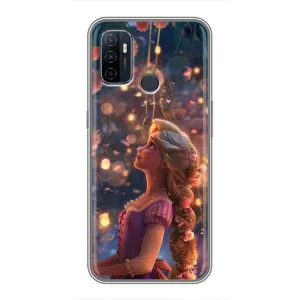 Чохол Рапунцель для Oppo A53 (Рапунцель ліхтарики)