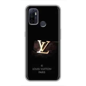 Чохли Луі Вітон для Oppo A53 (AlphaPrint - LOUIS VUITTON) (ремінець LV)