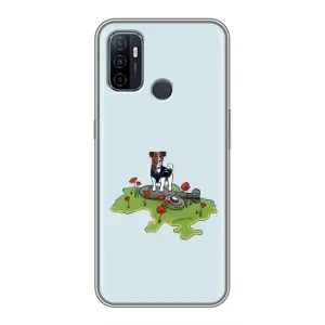 Чехлы с картинкой собаки Патрон для Oppo A53 (AlphaPrint) (Сапер Пес)