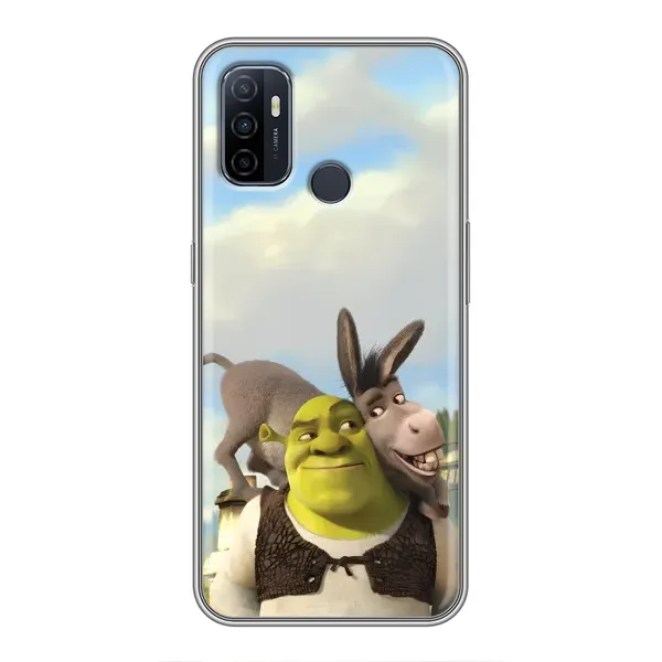 Чохол з принтом «Шрек та Осел» для OPPO A53 Чохол з принтом «Шрек та Осел» для OPPO A53