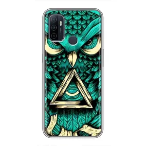 Чехол с принтом «Сова с глазом» для OPPO A53