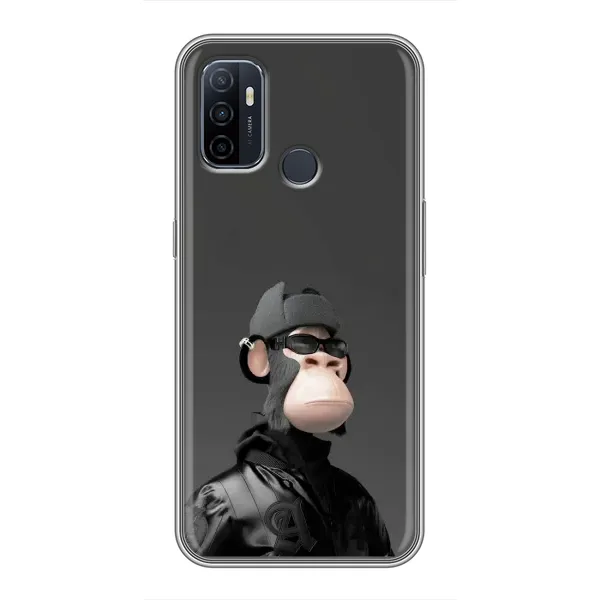 Чохол з принтом «стильна мавпа NFT» для OPPO A53
