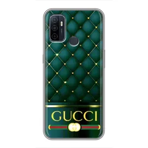 Чохли GUCCI для OPPO A53 (AlphaPrint) (Текстура Гуччі)
