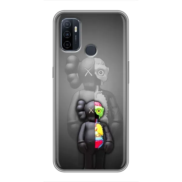 Чехол с принтом «Тело Bearbrick» для OPPO A53