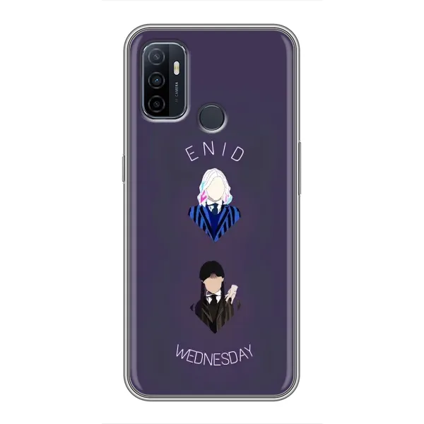 Чехол с принтом «Уэнздей и подруга» для OPPO A53