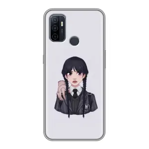 Чохли Венсдей на Oppo A53 Уенсдей (AlphaPrint) (Венздей і Річ)