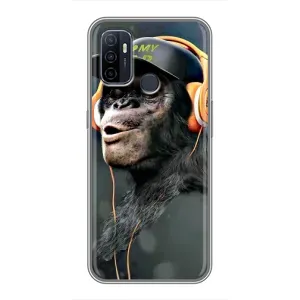 Чехол с принтом «В наушниках» для OPPO A53