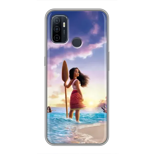 Чохол з принтом «Моана з веслом» для OPPO A53