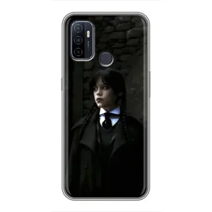 Чохол з дизайном Венздей 2 на Oppo A53 (Темний стиль Венздей)