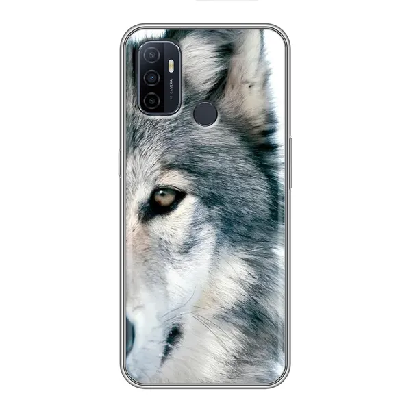 Чехол с принтом «Волк» для OPPO A53