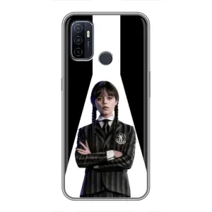 Чохли Венсдей на Oppo A53 Уенсдей (AlphaPrint) (W-Wednesday)