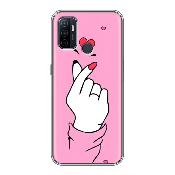 Чехол с принтом «Знак Love» для OPPO A53 Чехол с принтом «Знак Love» для OPPO A53