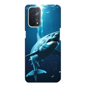 Чохол з картинкою 'Хижаки' для Oppo a54 (5G) (Акула під водою)