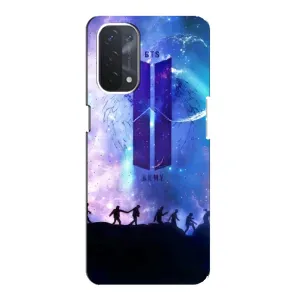 Чехлы BTS для Oppo a54 (5G) (AlphaPrint) (Army BTS)
