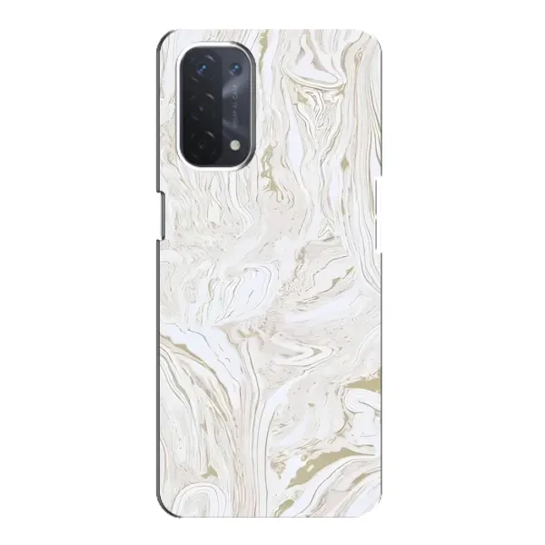 Чохол з принтом «Білий мрамор» для OPPO A54 (5G)