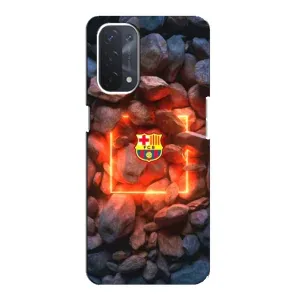 Чехлы для Оппо А54 (5G) (VPrint) - ТОП ФК (ФК Барселона)