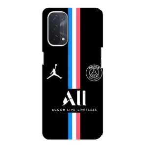 Чехлы PSG для Oppo a54 (5G) (AlphaPrint) (футболка ПСЖ)